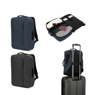 NIAMEY. Mochila para computador portátil em poliéster reciclado 300D de alta densidade 15'6"