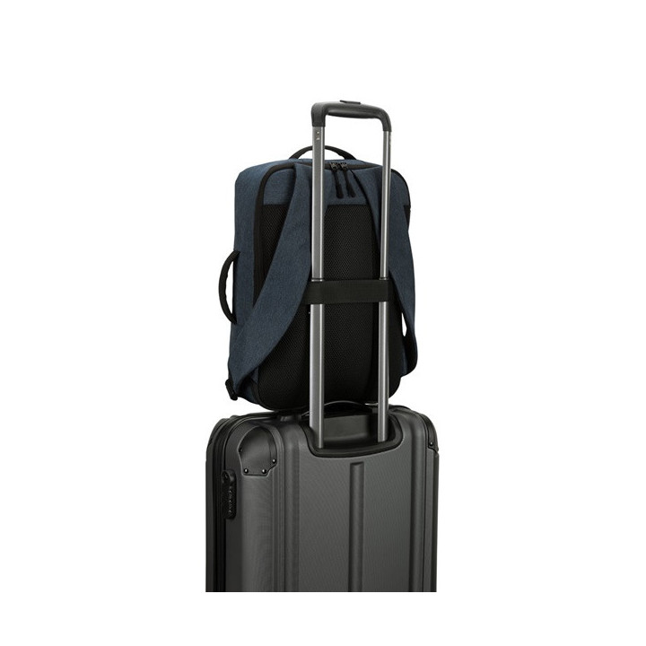 NIAMEY. Mochila para computador portátil em poliéster reciclado 300D de alta densidade 15'6"