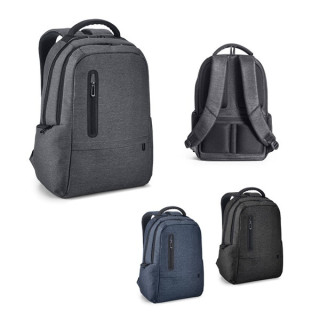 BOSTON. Mochila para portátil 17'' em em Nylon 2Tone impermeável