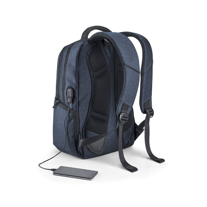 BOSTON. Mochila para portátil 17'' em em Nylon 2Tone impermeável