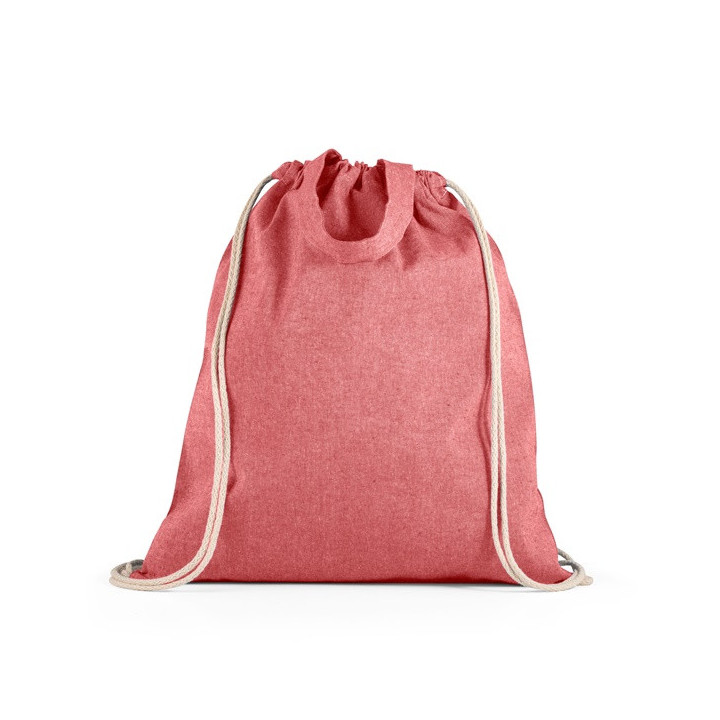 RISSANI. Saco tipo mochila com algodão reciclado (70%) e poliéster (30% rPET) (140 g/m²)
