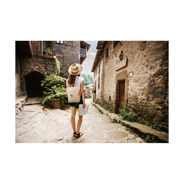 MARBELLA. Mochila em juco (275 g/m²)