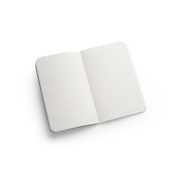 COFFEEPAD SOFT. Bloco de notas A6 com capa flexível fabricada a partir de restos de cascas de café (65%)