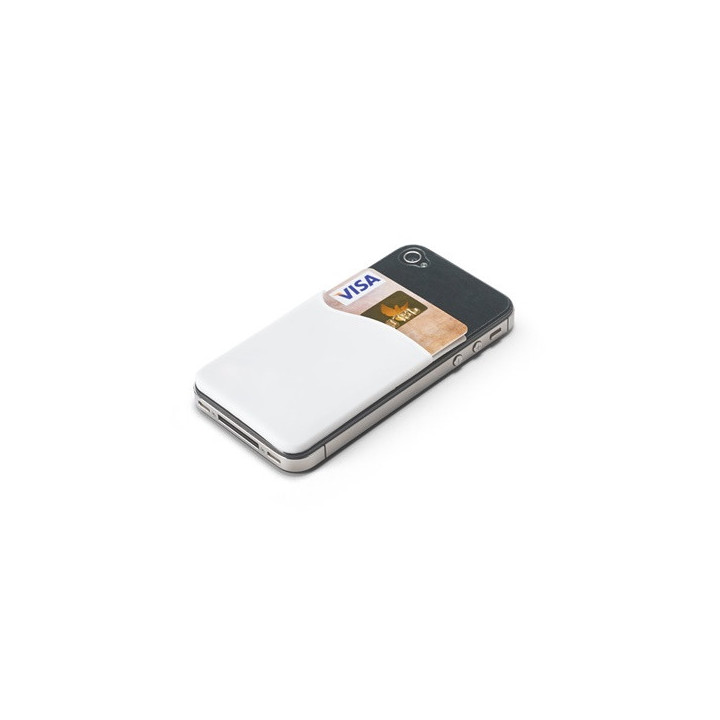 SHELLEY. Porta-cartões para smartphone em silicone