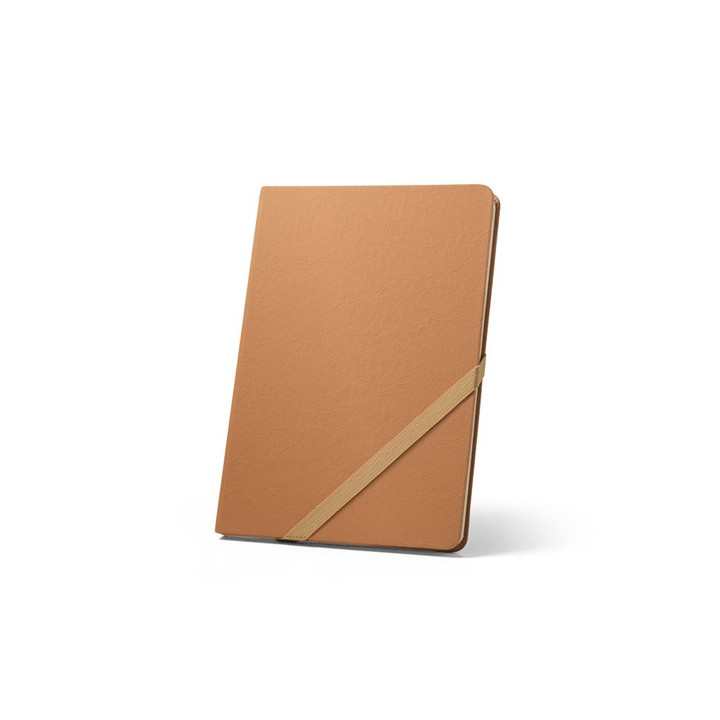HUXLEY. Bloco de notas A5 com capa rígida, feita de papel resistente à água, e páginas pautadas feitas de um material certif...