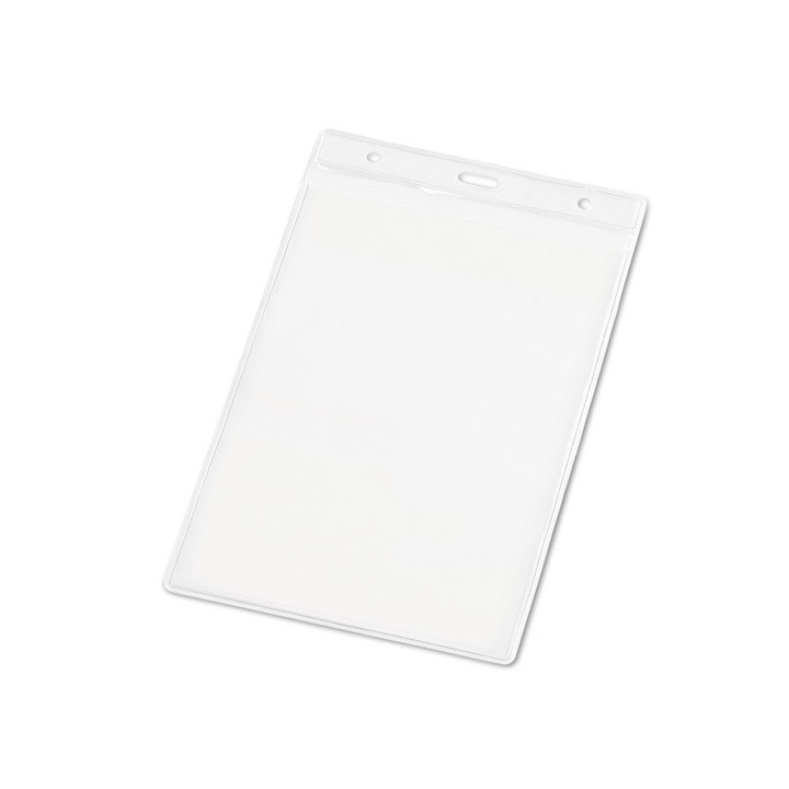 WHITMAN. Bolsa para crachá identificador vertical em PVC