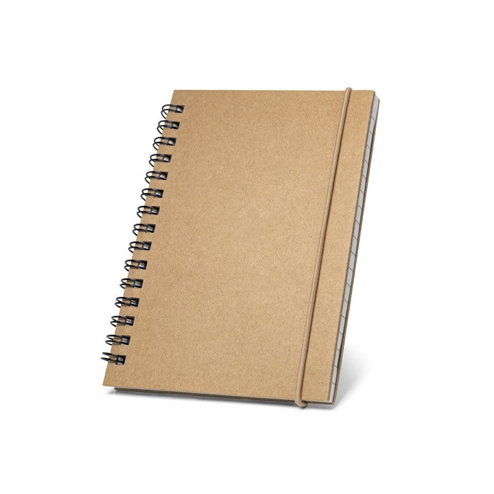 MARLOWE. Bloco de notas de bolso espiral com páginas pautadas