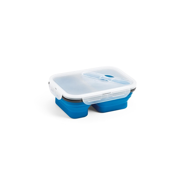 DILL. Lancheira. Caixa hermética retrátil em silicone e PP (480 e 760 mL)
