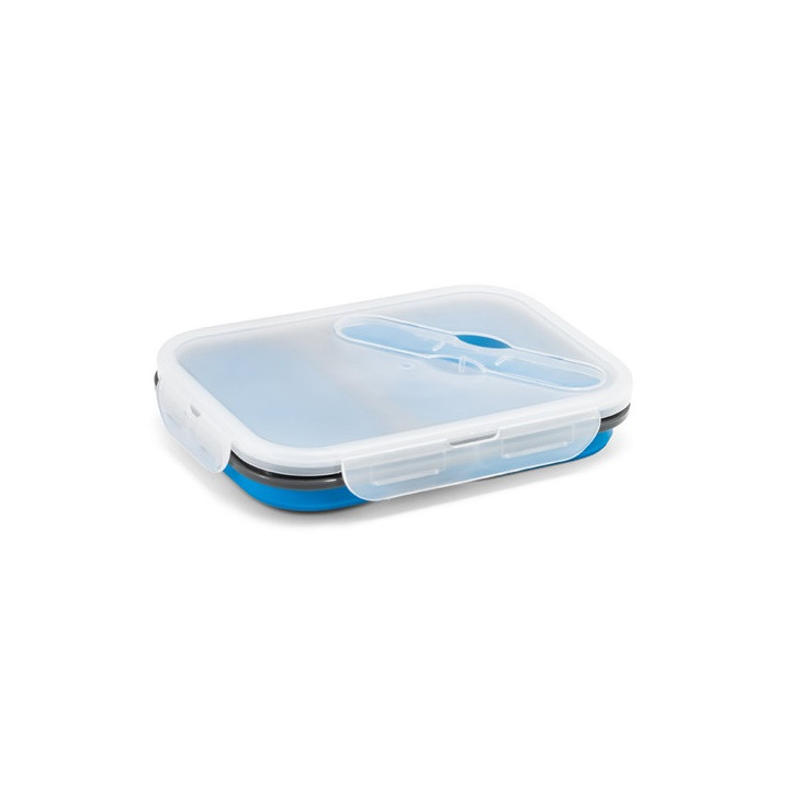 DILL. Lancheira. Caixa hermética retrátil em silicone e PP (480 e 760 mL)