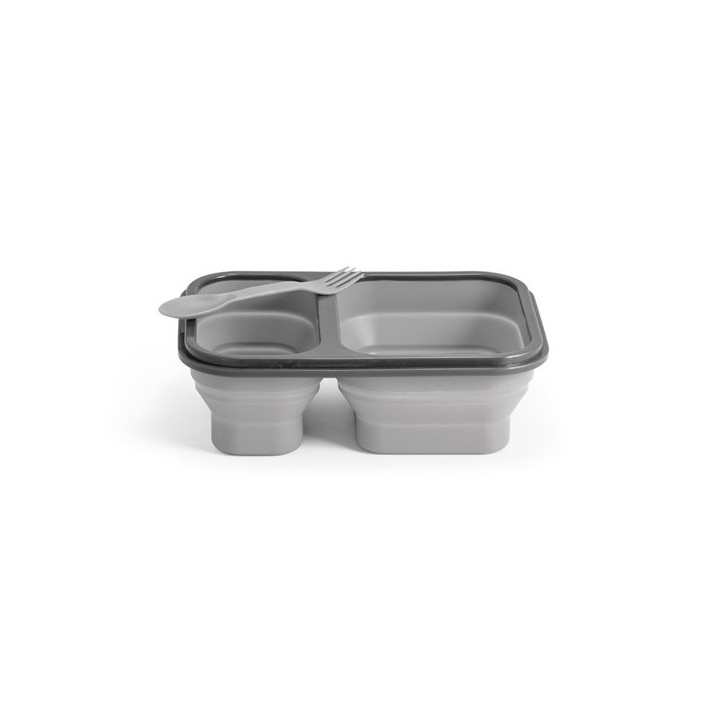 DILL. Lancheira. Caixa hermética retrátil em silicone e PP (480 e 760 mL)