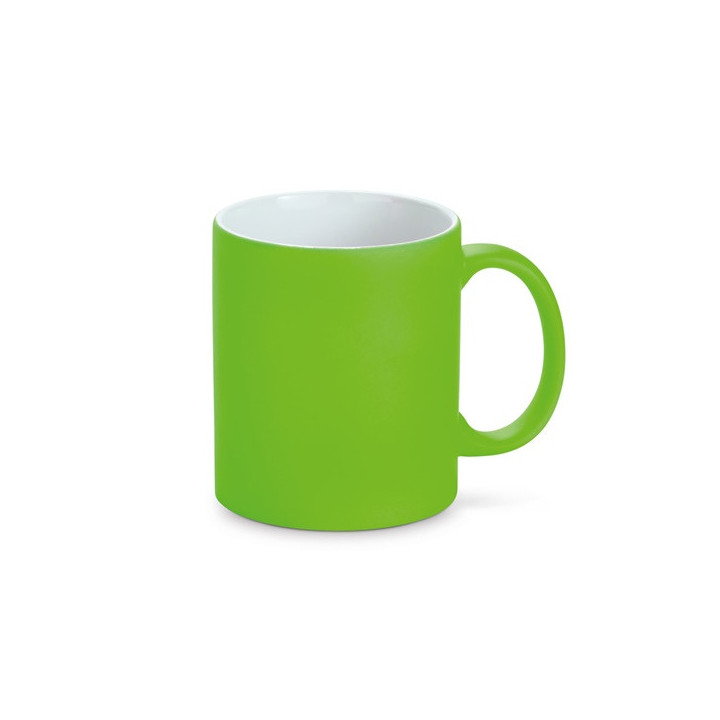 LYNCH. Caneca em cerâmica com acabamento neon 350 mL