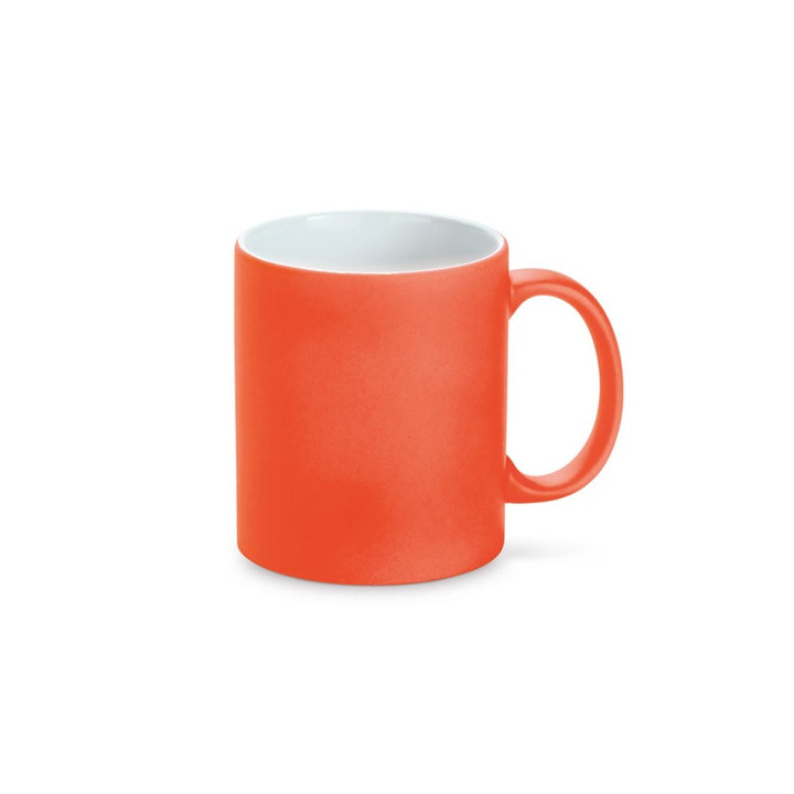 LYNCH. Caneca em cerâmica com acabamento neon 350 mL