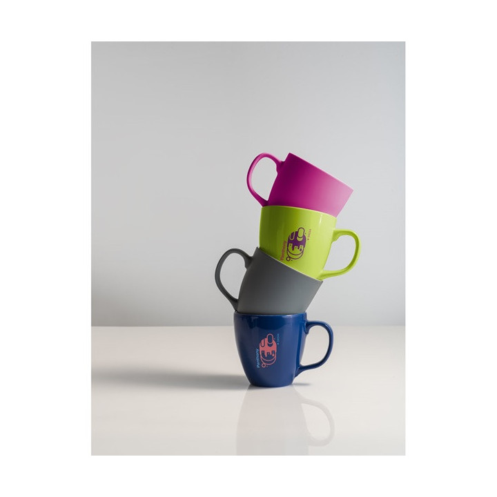 PANTHONY MAT. Caneca em porcelana com hidroglaze 450 mL