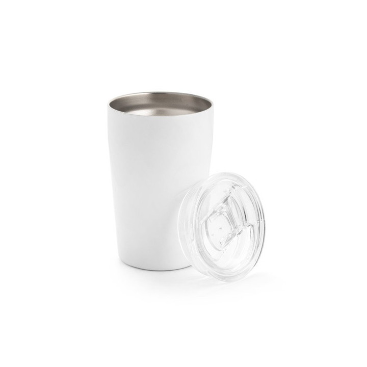 SLIDER. Copo de viagem em aço inoxidável 380 mL