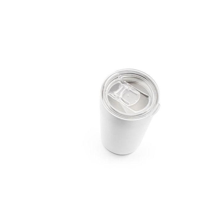 SLIDER. Copo de viagem em aço inoxidável 380 mL