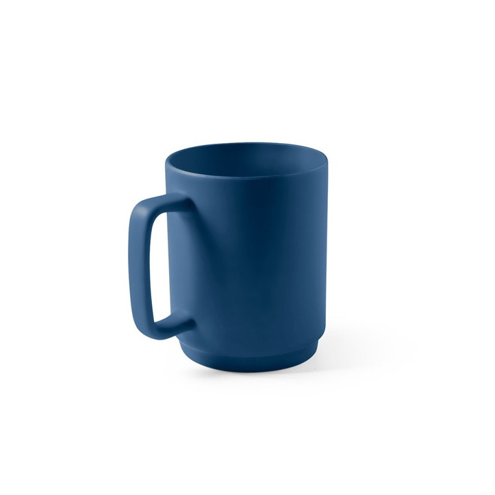 MIGHTY. Caneca em cerâmica com corpo cilindrico 330 mL