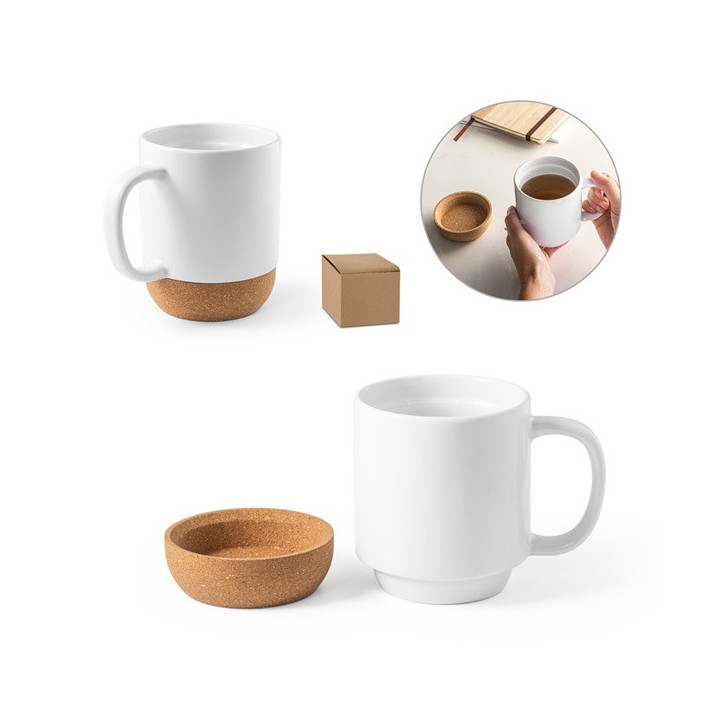 RORY SUB. Caneca em cerâmica com revestimento para sublimação 390 mL