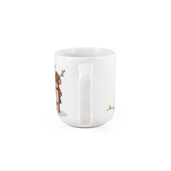 REINDEER. Caneca com impressão natalícia 330 mL
