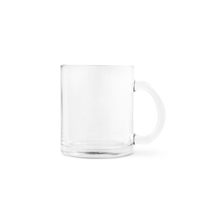 CARMO. Caneca de vidro para sublimação 350 mL