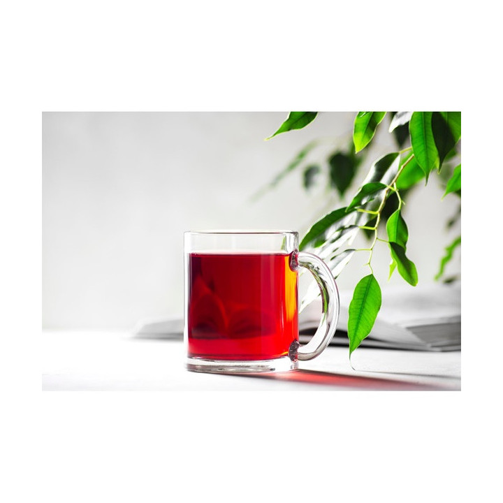 CARMO. Caneca de vidro para sublimação 350 mL