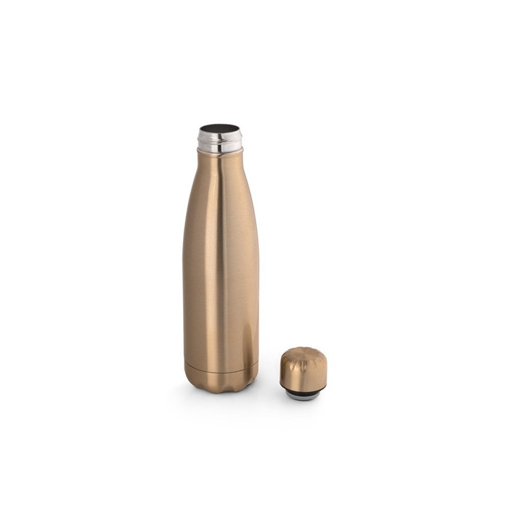 SHOW METALLIC. Garrafa em aço inoxidável com acabamento mate metálico 510 mL