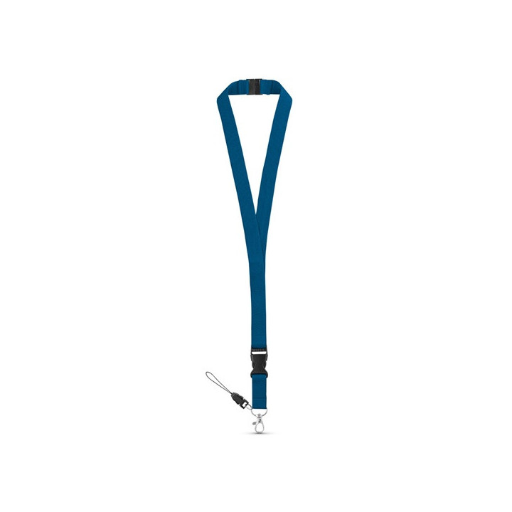 MURRAY. Lanyard em poliéster com mosquetão em metal