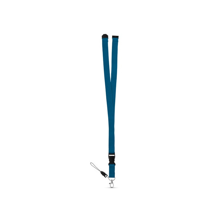 MURRAY. Lanyard em poliéster com mosquetão em metal