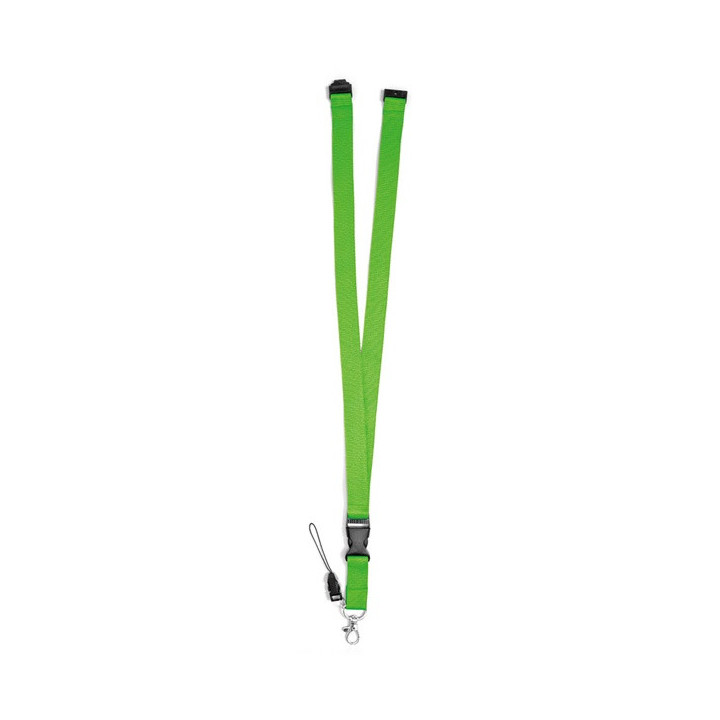 MURRAY. Lanyard em poliéster com mosquetão em metal