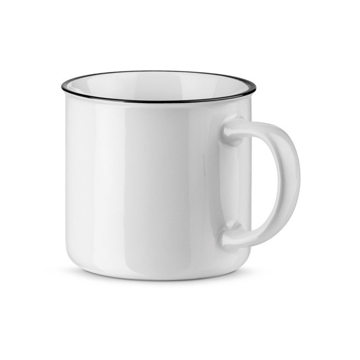 VERNON WHITE. Caneca em cerâmica 340 mL