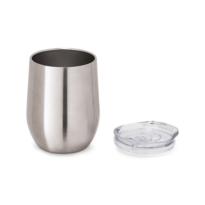 RONDE. Copo de viagem em aço inoxidável 400 mL