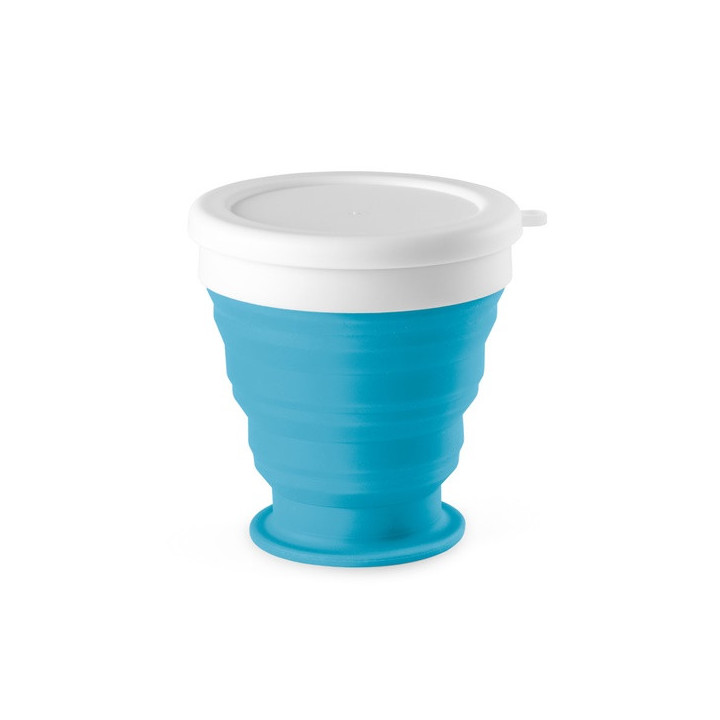 ASTRADA. Copo de viagem dobrável em Silicone e PP 250 mL