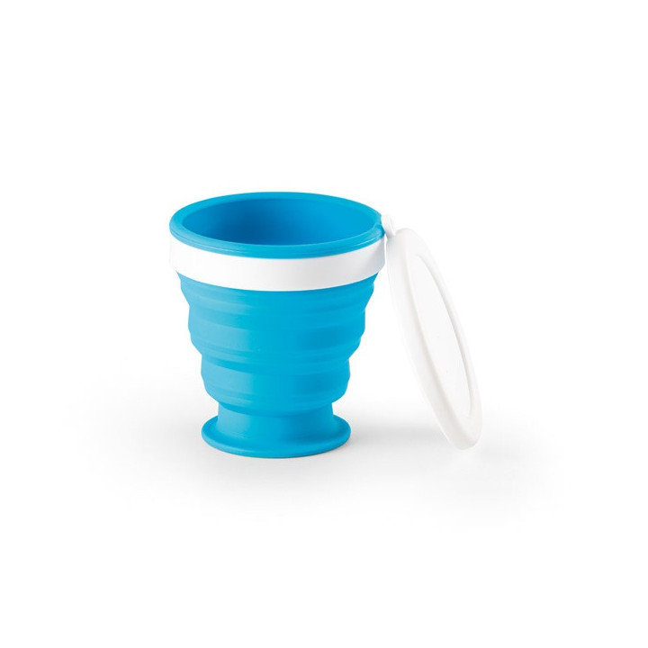 ASTRADA. Copo de viagem dobrável em Silicone e PP 250 mL