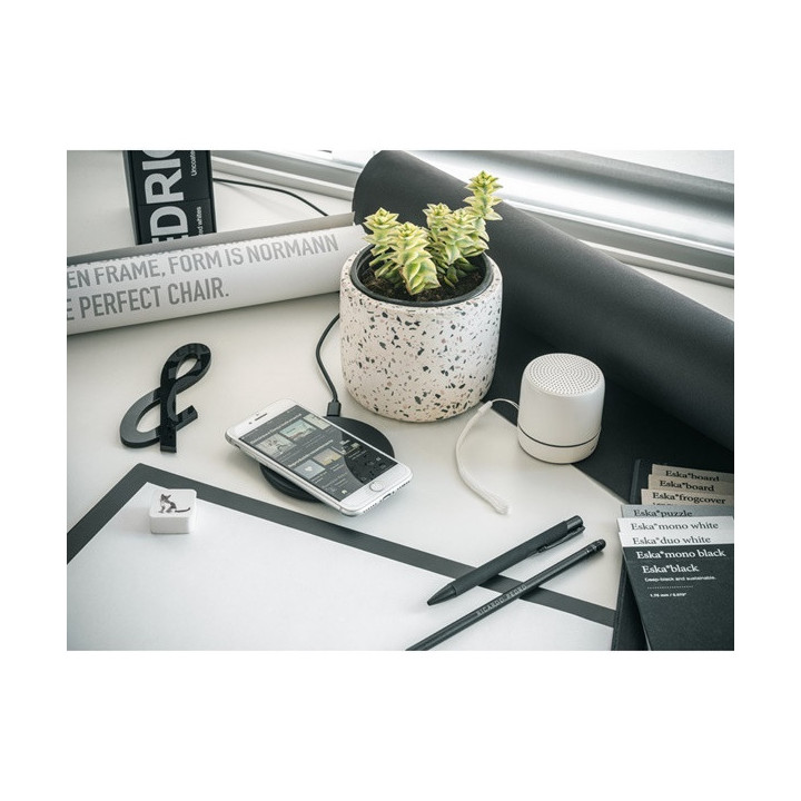 SOVERY. Carregador wireless super rápido 10W em ABS reciclado (100% rABS)