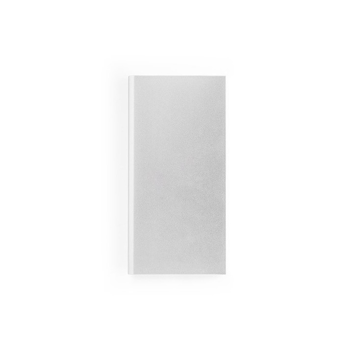 CLERK. Power bank 8'000 mAh com painel solar em alumínio 100% reciclado
