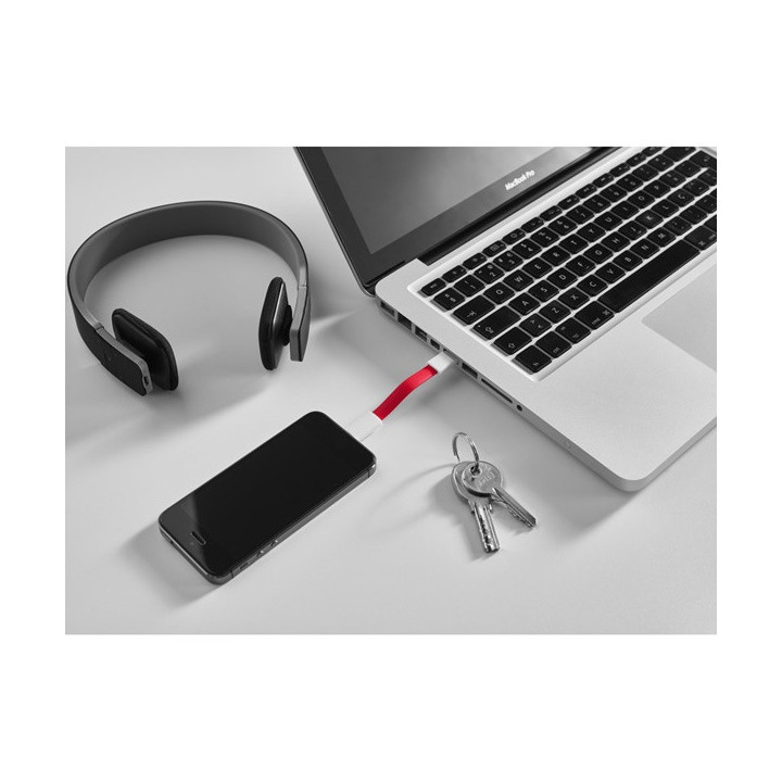 RIEMANN. Cabo USB com conetor 2 em 1 em ABS e PVC