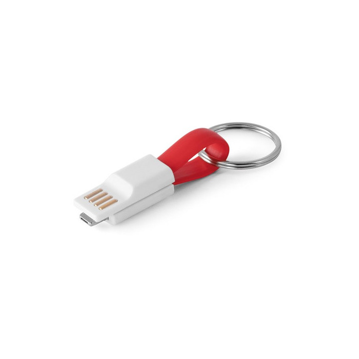 RIEMANN. Cabo USB com conetor 2 em 1 em ABS e PVC