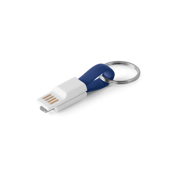 RIEMANN. Cabo USB com conetor 2 em 1 em ABS e PVC