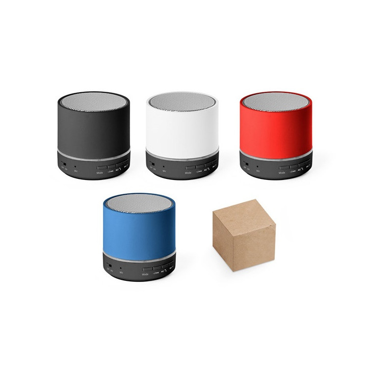 RE-PEREY. Coluna de som portátil de 3W com 4h30m de autonomia em ABS reciclado (100% rABS)