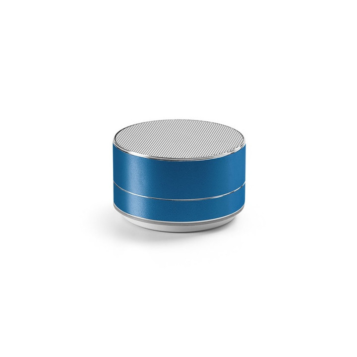 FLOREY. Coluna de som portátil de 3W com 3h de autonomia em alumínio reciclado (100% rAL) e ABS reciclado (100% rABS)