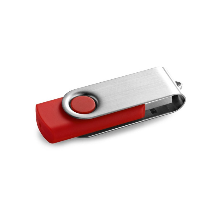 CLAUDIUS 16GB. Pen Drive USB de 16 GB com clipe em metal