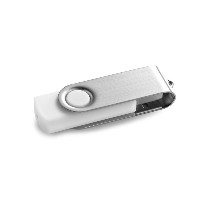 CLAUDIUS 8GB. Pen Drive USB de 8 GB com clipe em metal