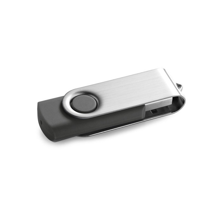 CLAUDIUS 8GB. Pen Drive USB de 8 GB com clipe em metal