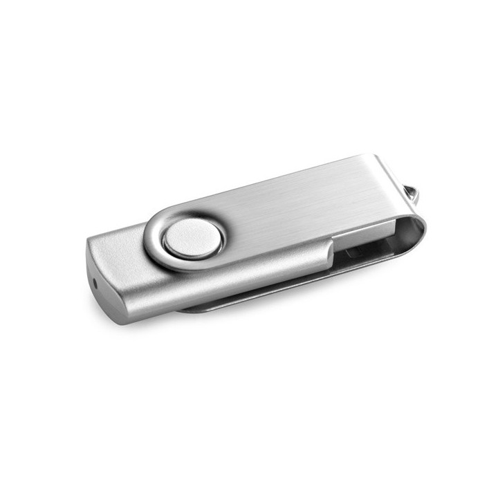 CLAUDIUS 8GB. Pen Drive USB de 8 GB com clipe em metal