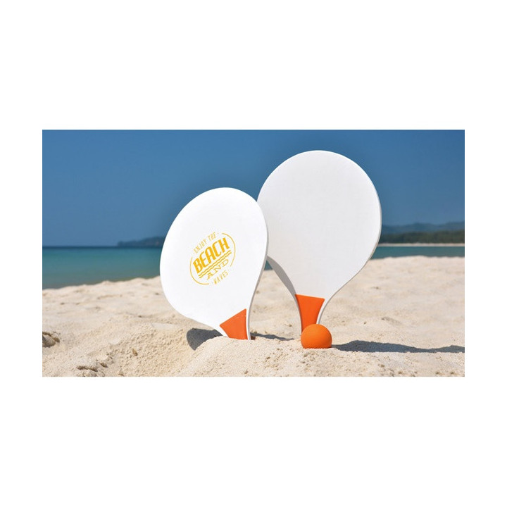 FILIPINAS. Raquetes de praia em MDF