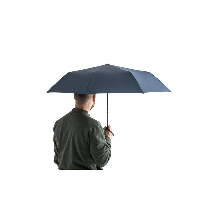 CIMONE. Guarda-chuva em poliéster reciclado (100% rPET) 190T pongee dobrável com abertura automática