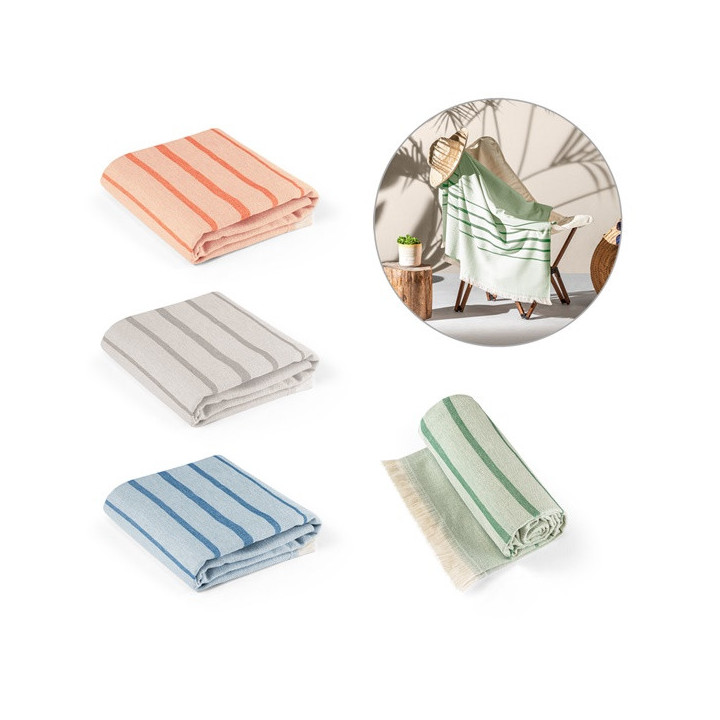 CAPLAN. Toalha multifunções (260 g/m²) em algodão (90%) e algodão reciclado (10%)