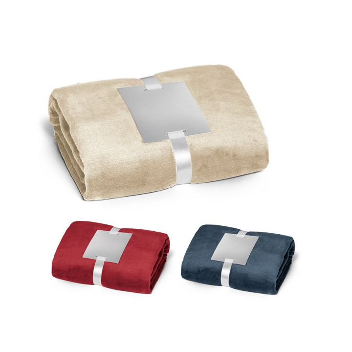 DYLEAF. Manta polar (240 g/m²) com fita para cartão de personalização