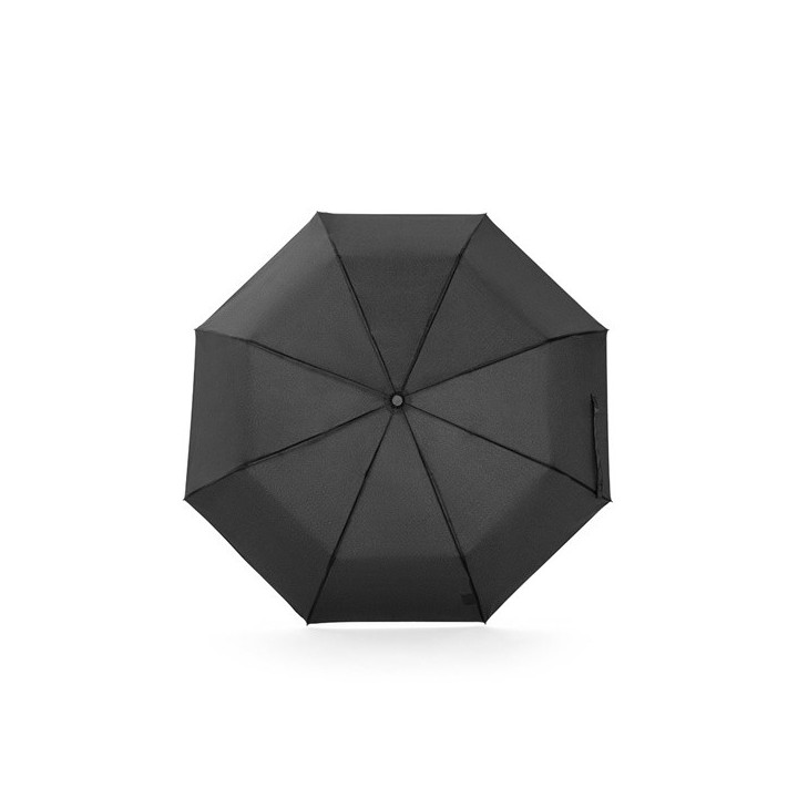 AIDEN. Guarda-chuva de 21" em poliéster reciclado (100% rPET) pongee 190T, dobrável em 3 secções