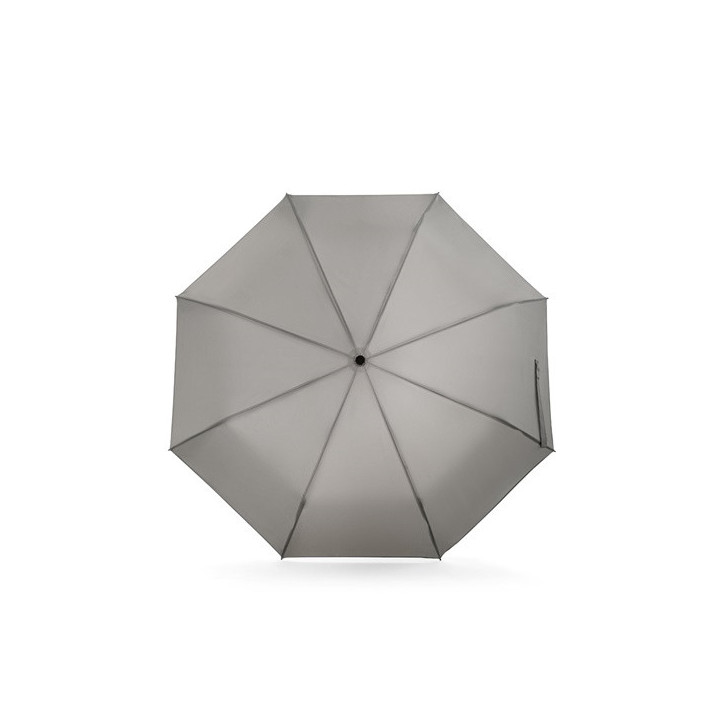 AIDEN. Guarda-chuva de 21" em poliéster reciclado (100% rPET) pongee 190T, dobrável em 3 secções