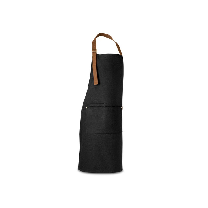 VESPER. Avental em 100% algodão canvas (300 g/m²) com detalhes em meta